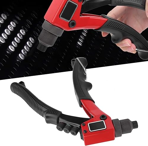 Miniatura 6 de BCBT958 Herramienta de remachado manual, remachadora ciega, pistola de remache manual, mango antideslizante, para montaje de automóviles, ascensor,