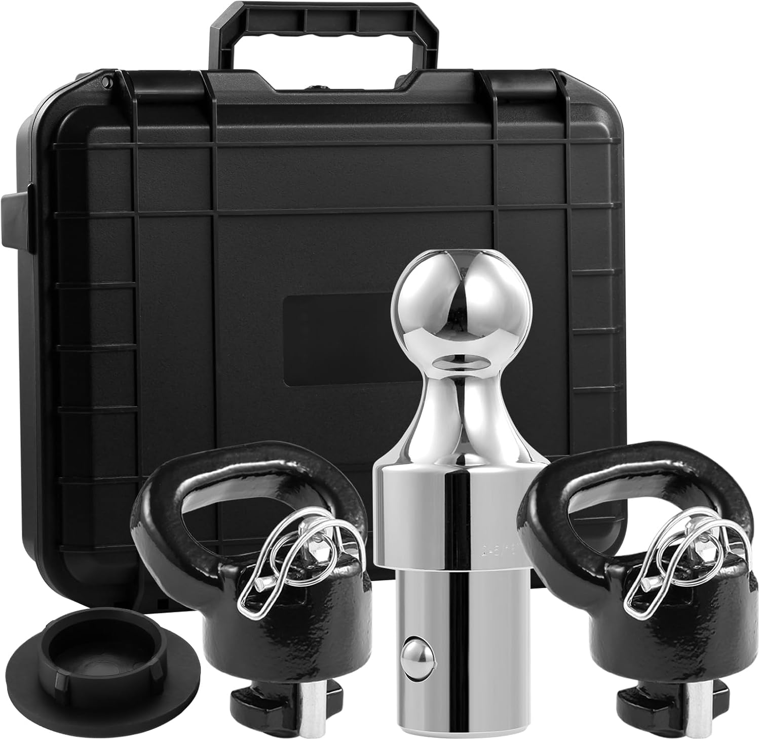 60638 Puck System Gooseneck Hitch Ball Kit,2-5/16 Inch Ball 38,000 lbs GTW for 2013-2024 Dodge RAM 2500 3500,Chrome