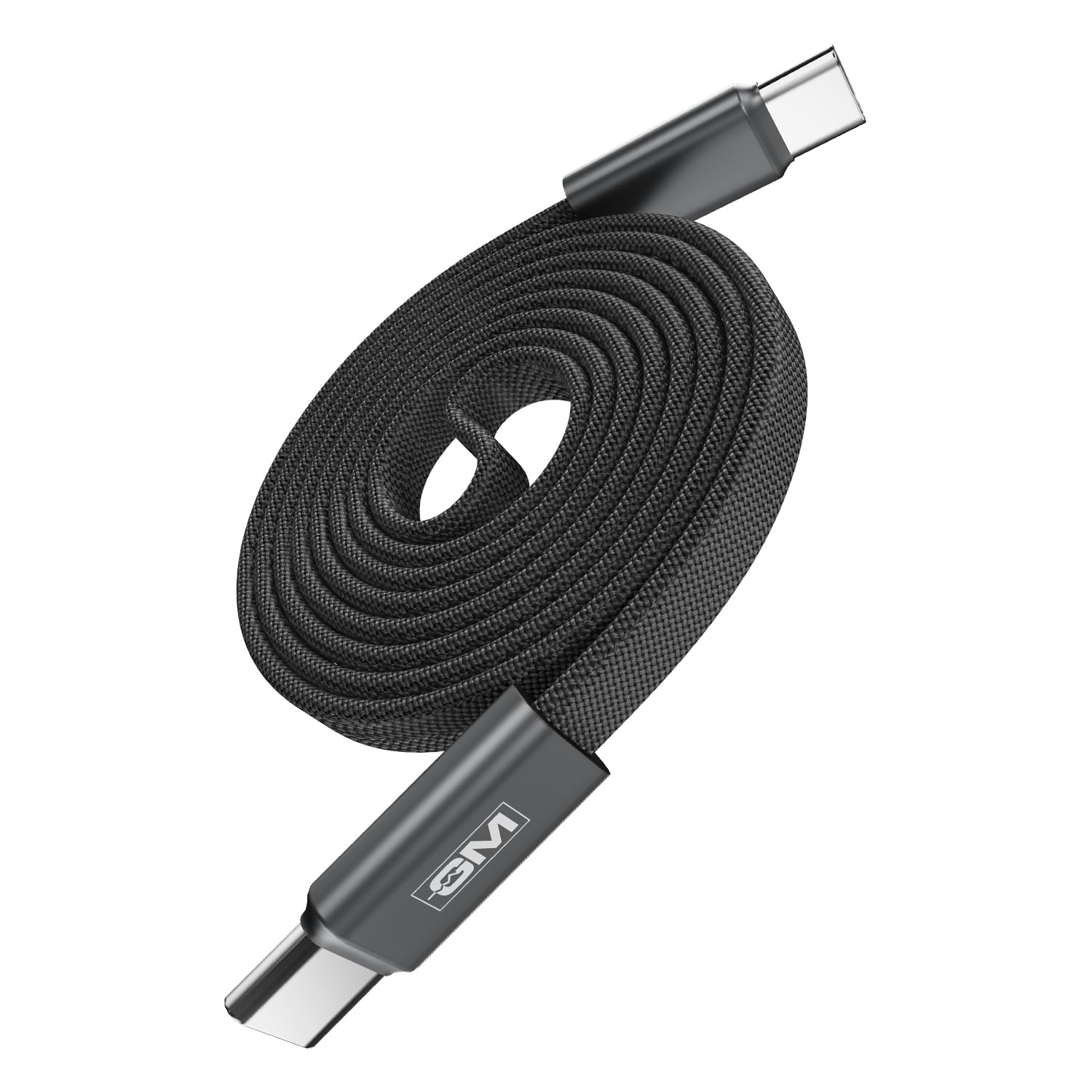 GM G+ Air Magnetic 100W Type C to Type C Fast Charging Cable with Magnetic Auto Wrap, Ultra Slim Flat Design, 480 Mbps Data Transfer, 120cm Tangle-Free USB-C Cable for Smartphones, Tablets & Laptops.-image-42