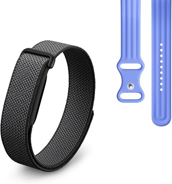 Google Fitbit Air   Aktivit tstracker ohne Display mit Fitness-Tracking Herzfrequenzmessung   mit iOS und Android kompatibel   Obsidian + Sportarmband f r das Fitbit Air   Lavender L