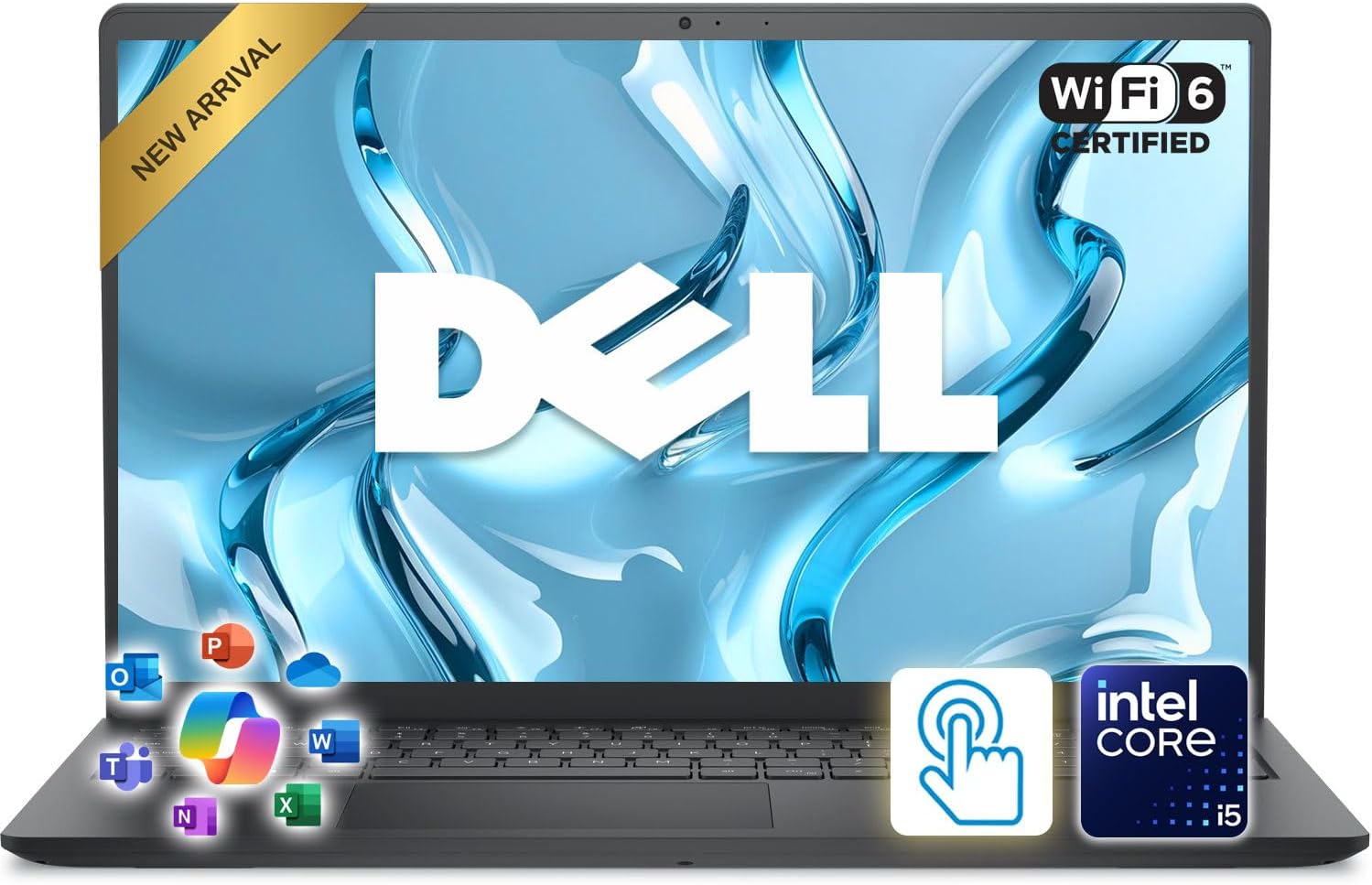 Dell Inspiron 15.6" FHD Touchscreen Laptop | 13th Gen Intel Core i5 | 64GB DDR4 RAM | 1TB PCIe SSD | AI-Enhanced Windows 11 | WI-FI 6 | Long Battery Life for Business