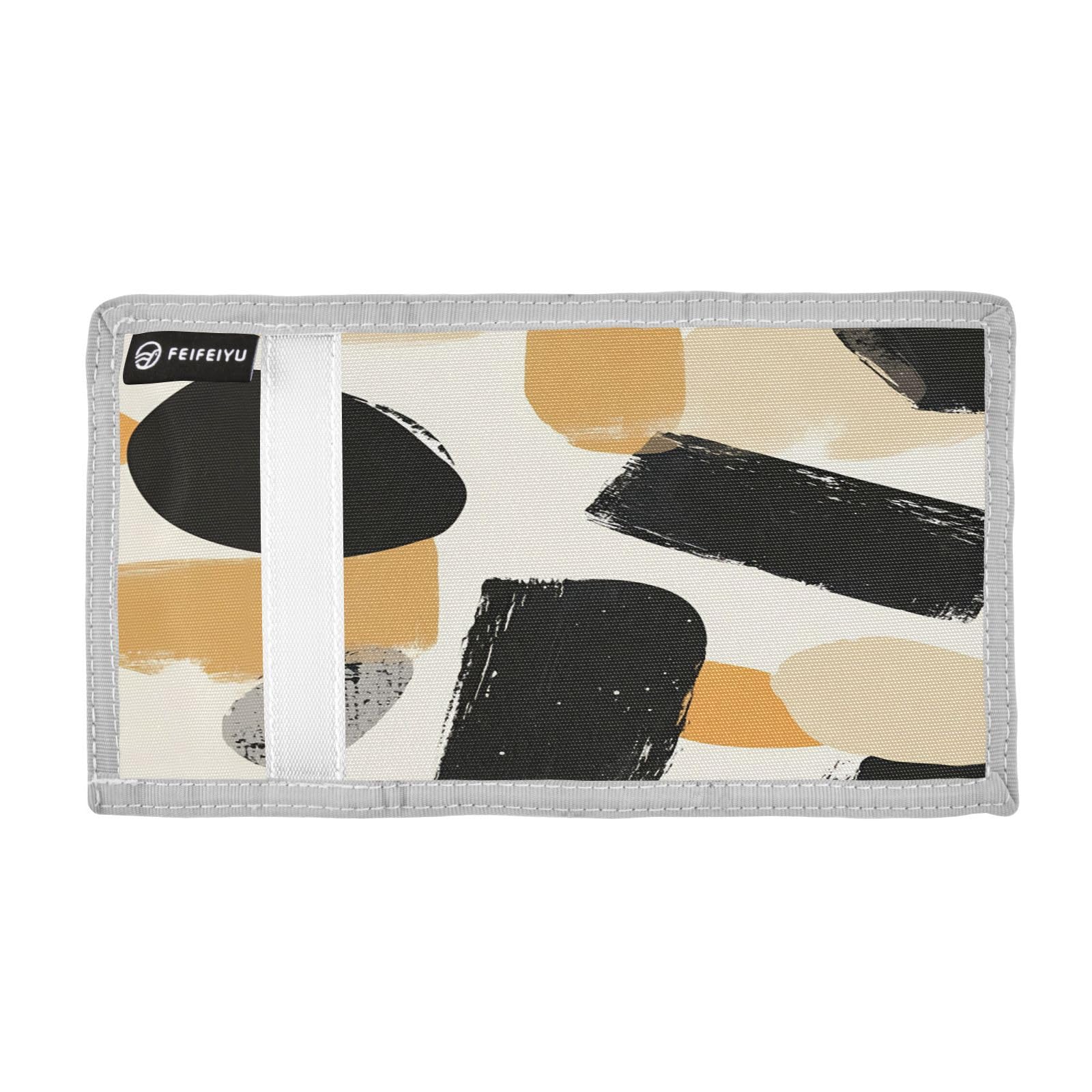 BOESI Colorful Graffiti Pattern Velcro Wallet, Canvas Wallet, Tri-fold Wallet, Unisex