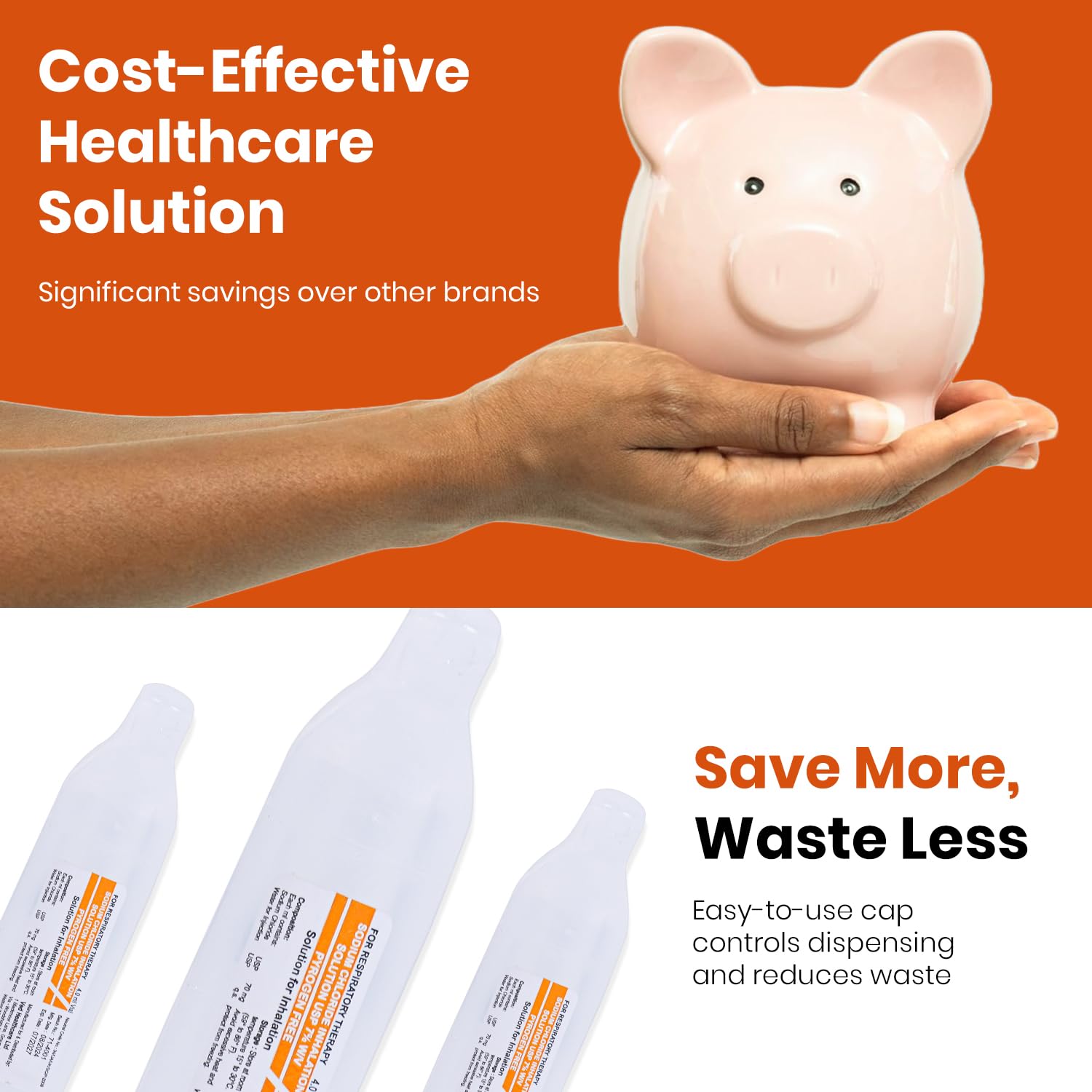 Hypertonic saline solution for inhalation VED, 7% sodium chloride (NaCl), 4.0 ml for adults and children. (7%, 50, unità)