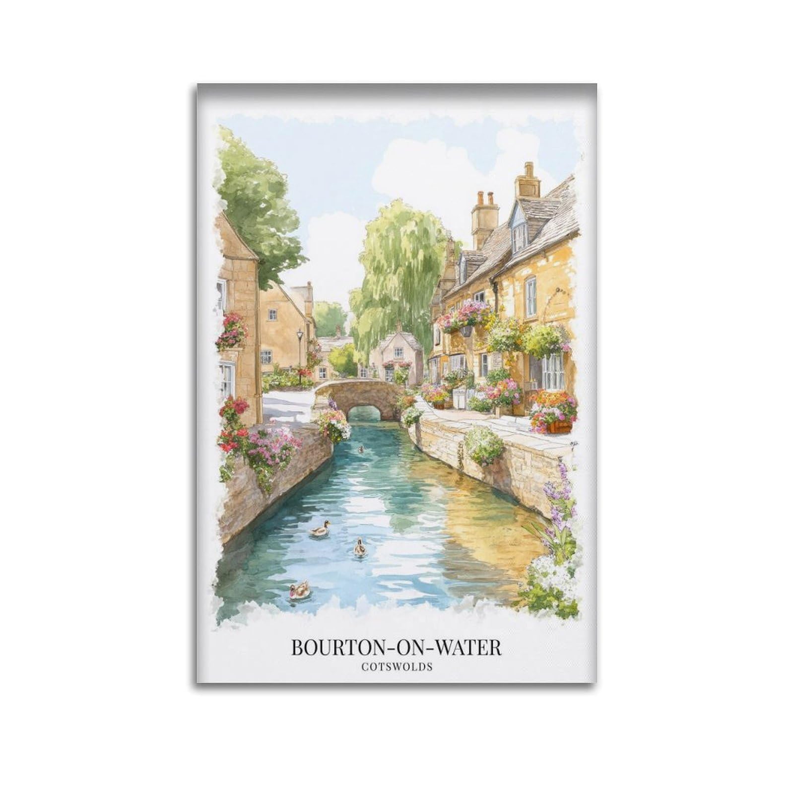 xiaoxiaoshen Bourton3 Canvas Poster Wall Art Prints Room Aesthetic Murals Bedroom And Living Decorations 20x30inch(50x75cm)