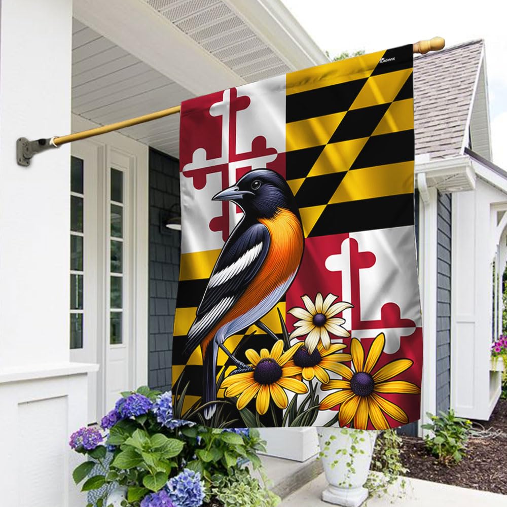 Amazon.com : FLAGWIX American Flag-Maryland State Baltimore Oriole