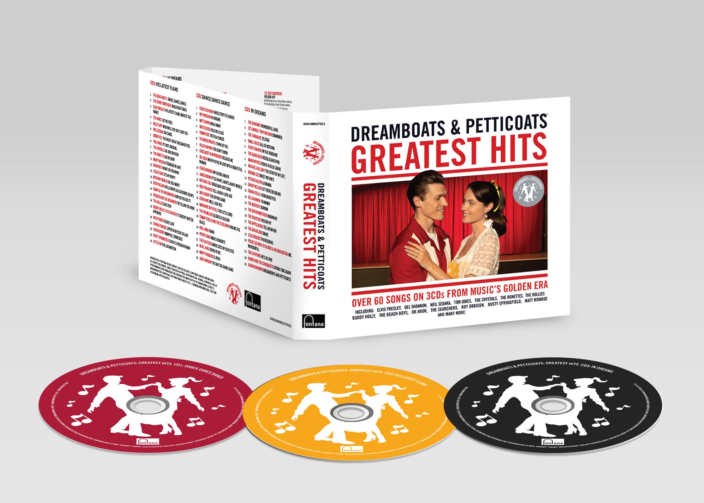 Dreamboats & Petticoats: The Greatest Hits (Decca Records) 3CD Album