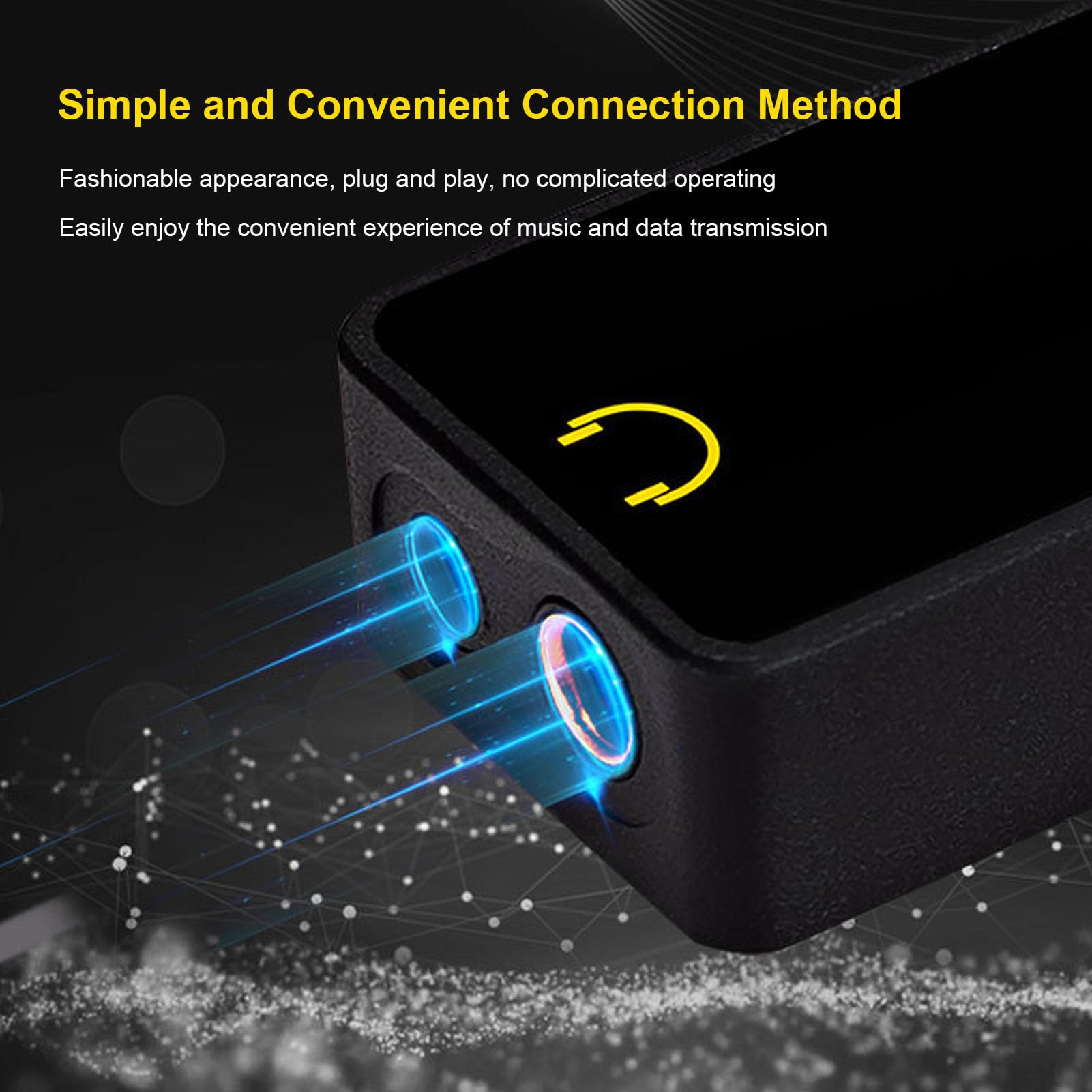 Fabater Amplificatore per Cuffie Portatile USB C Decoder HiFi Controllo del Volume Multilivello per gli Appassionati di Musica Design Compatto
