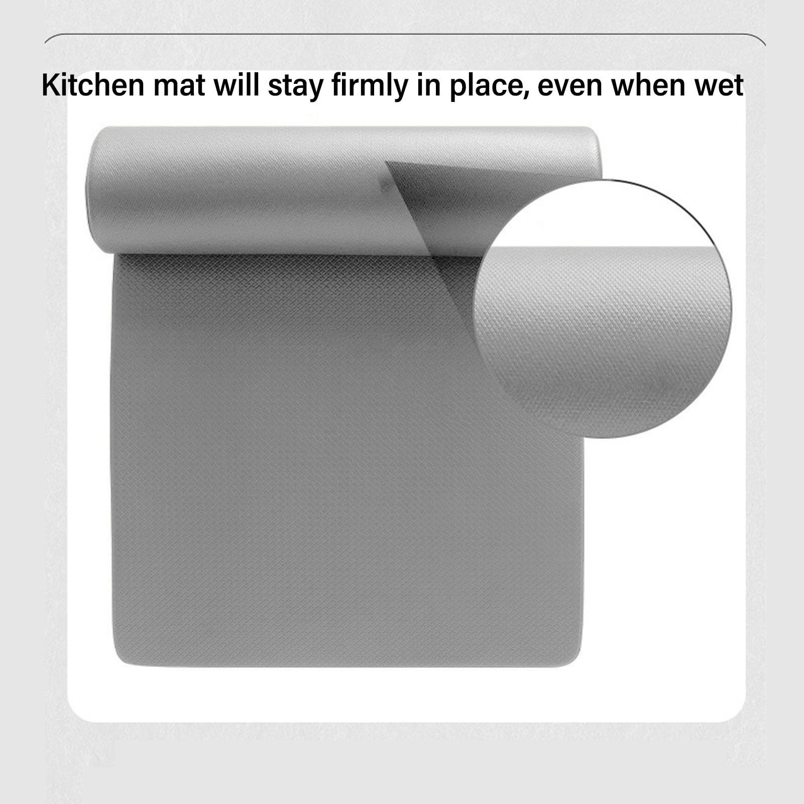 Tappetino antifatica, tappeto cucina antiscivolo in PVC imbottito spesso 10 mm, tappetino resistente alle macchie per uso in cucina e in casa