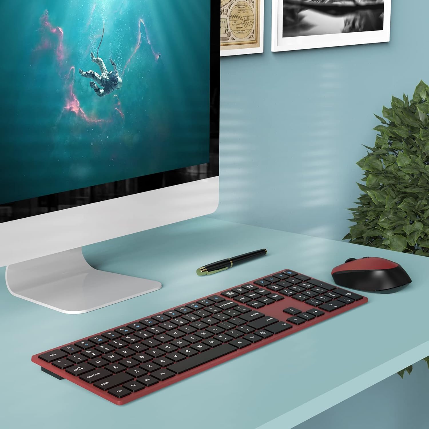 Buy Wireless Mouse and Keyboard, Deeliva 2.4G Wireless Mouse and