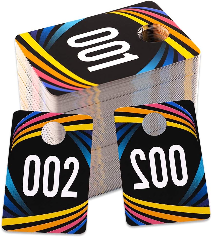 FaCraft Live Number Tag 101200,1.7"x 2.5" Live Number