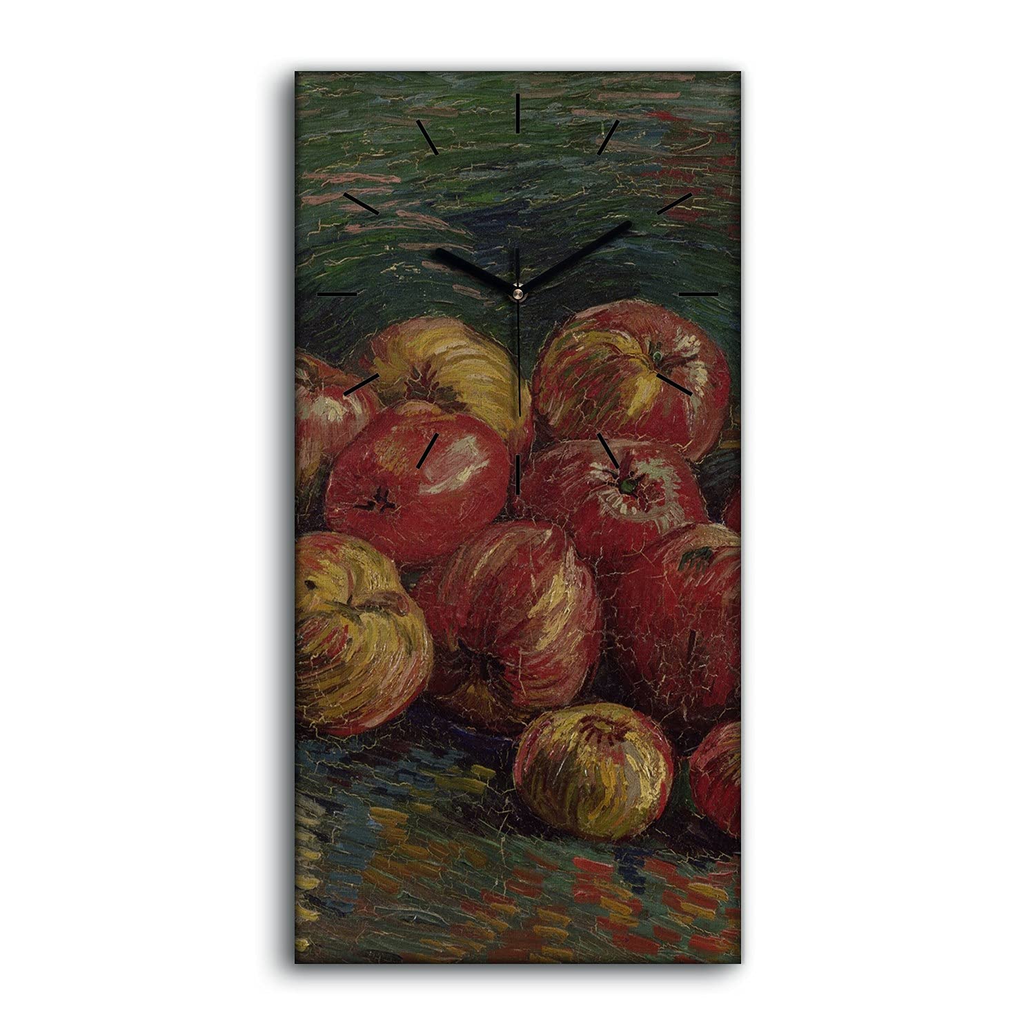 Horloge sur Toile anti-bruit pour Dormir Tranquille Tableau 30x60cm Nature Morte