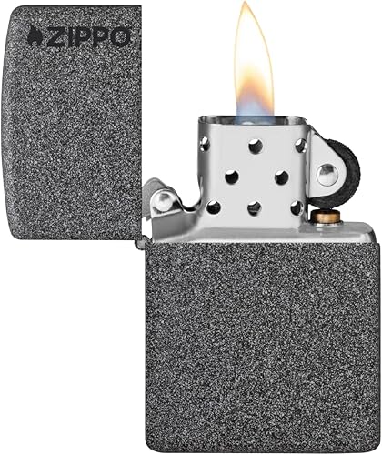 Miniatura 9 de Zippo Encendedor clásico de bolsillo de piedra de hierro
