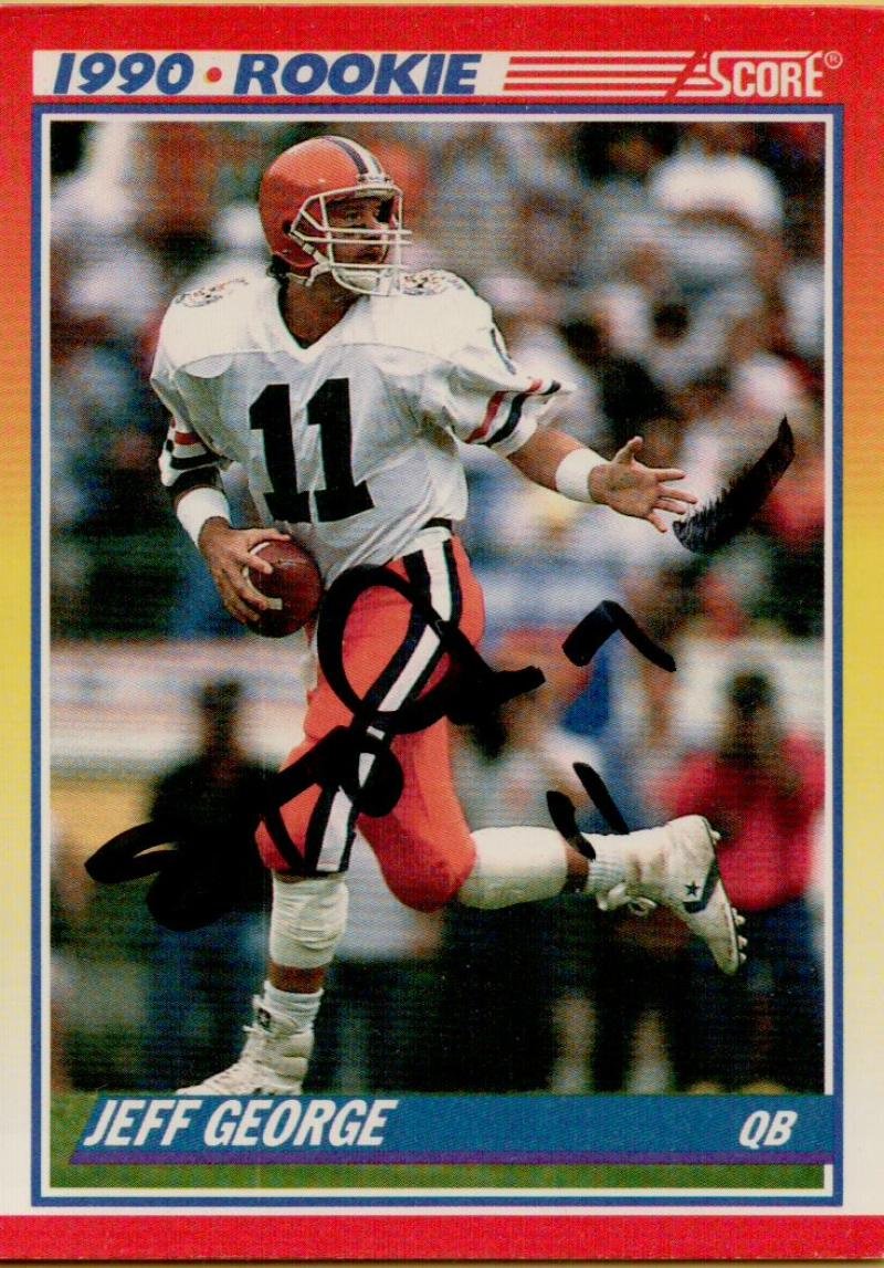 Amazon.com: 1990 Score Football #634 Jeff George RC Rookie Card
