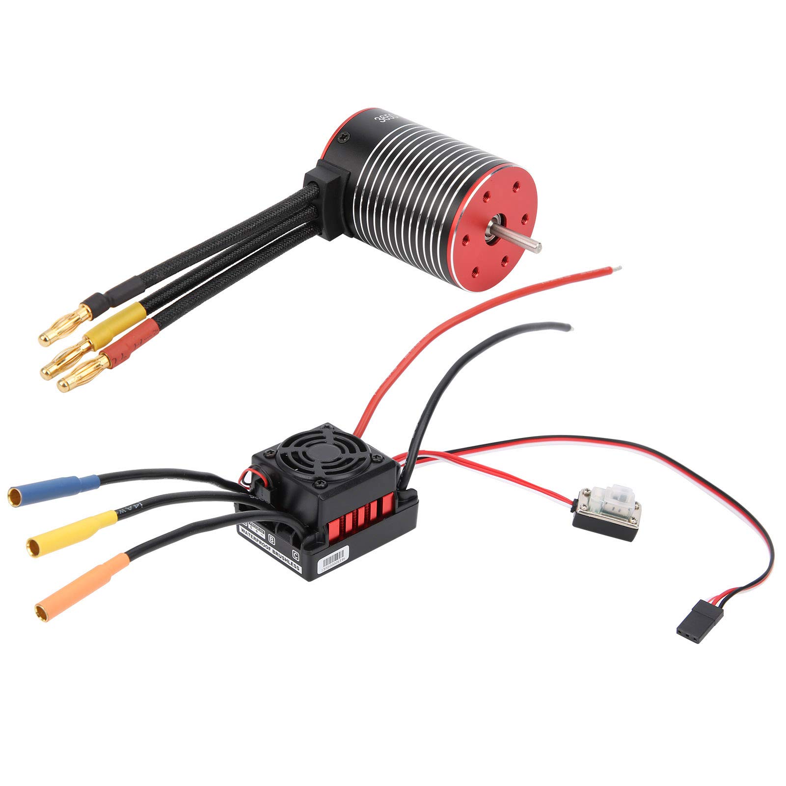 Changor Bezszczotkowy Silnik ESC RC 4500KV Wodoodporny, Wysokiej ści do