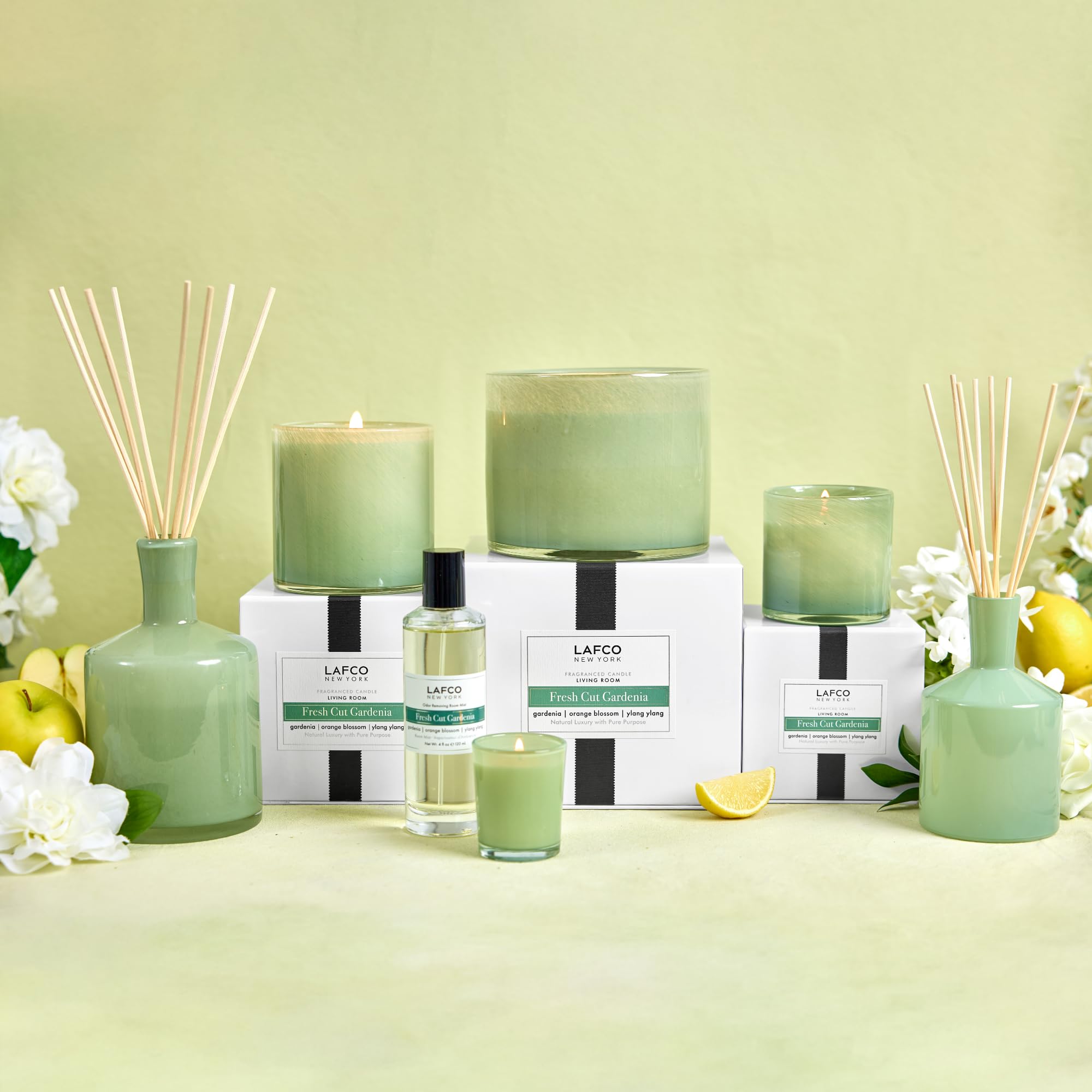 Amazon.com : LAFCO New York Signature Candle, Fresh Cut Gardenia
