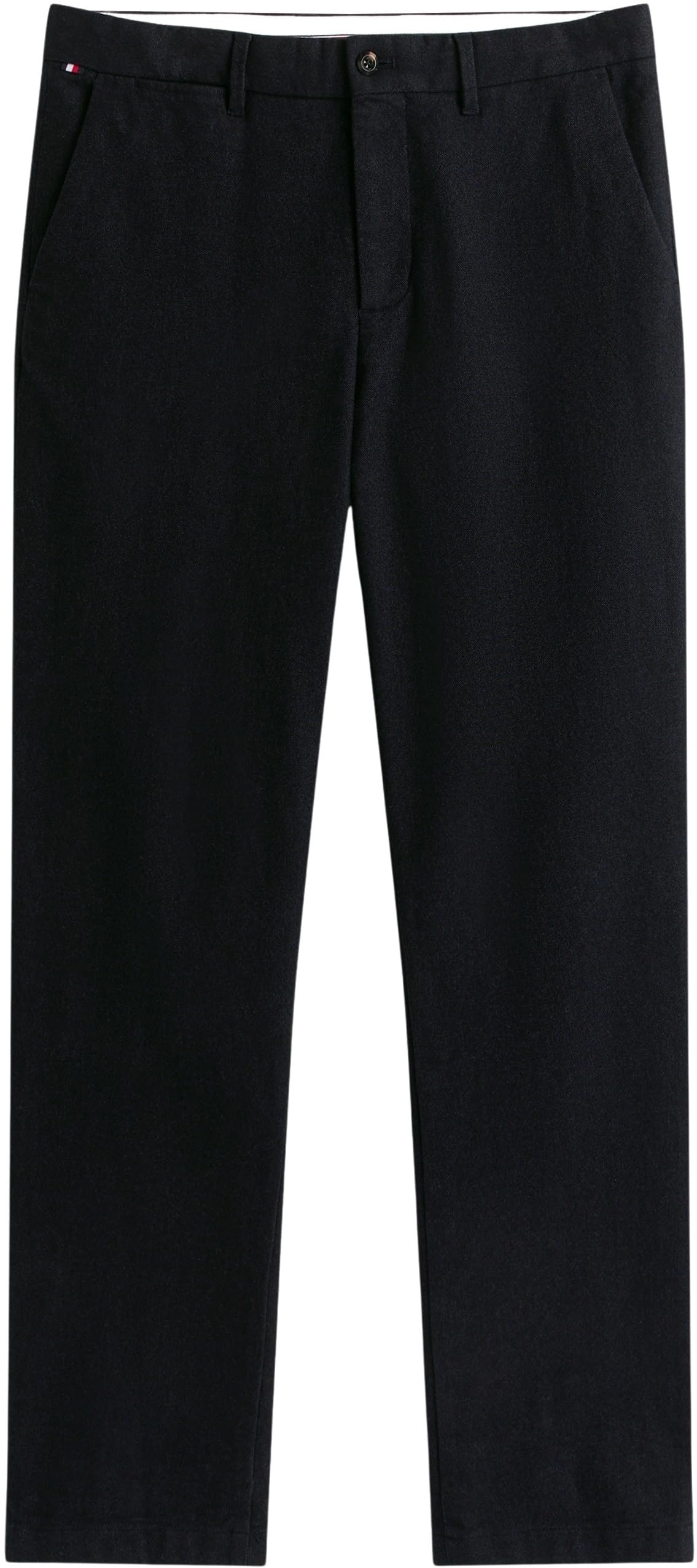 Tommy Hilfiger Uomo Pantaloni Chino Brushed Melange Denton Straight Fit