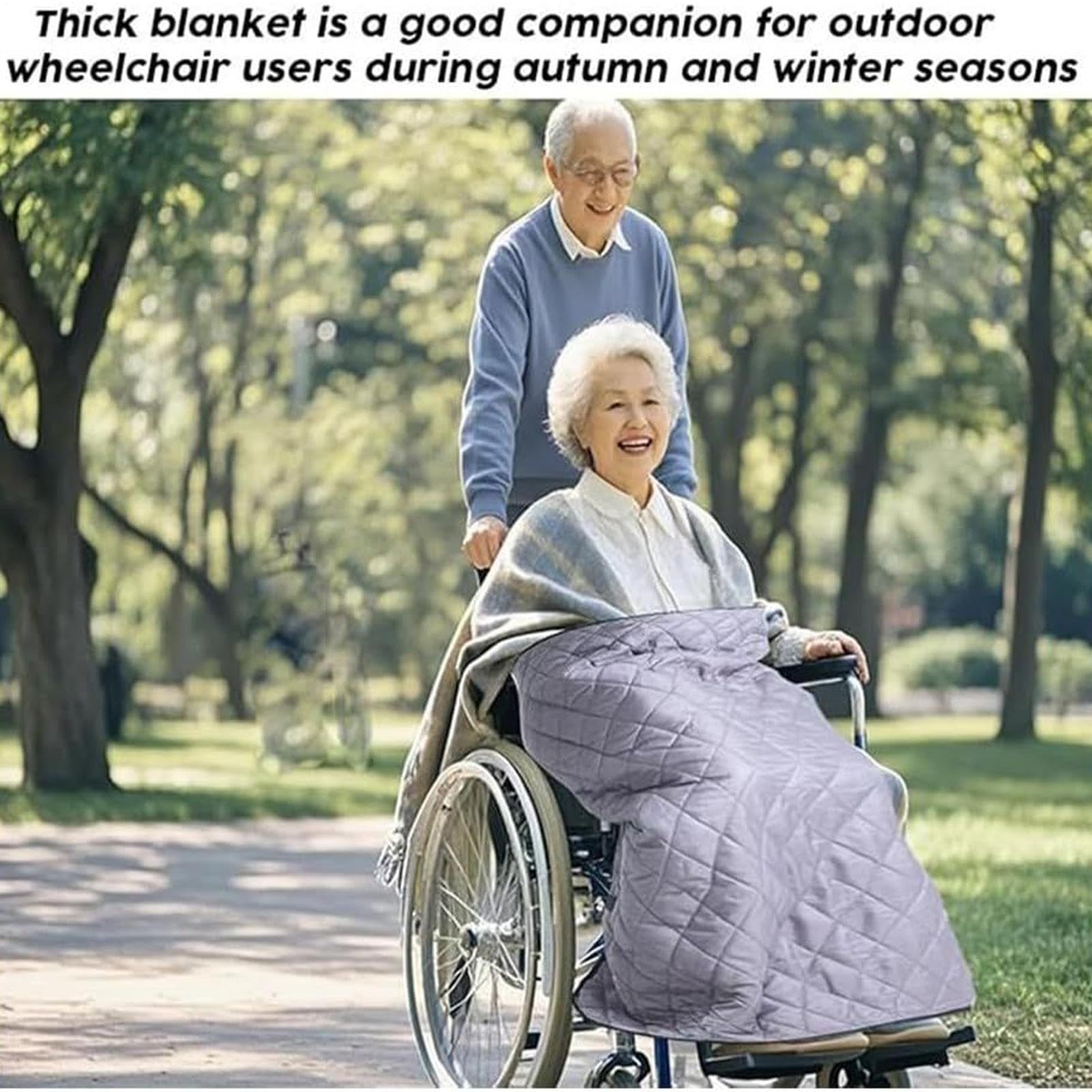 Manta De Regazo para Silla De Ruedas Accesorios para Calentar Pies Y | Manta Para Pies Y Piernas De Silla De Ruedas Para Ancianos Discapacitados Pacientes Cuidadores Frío Residencias