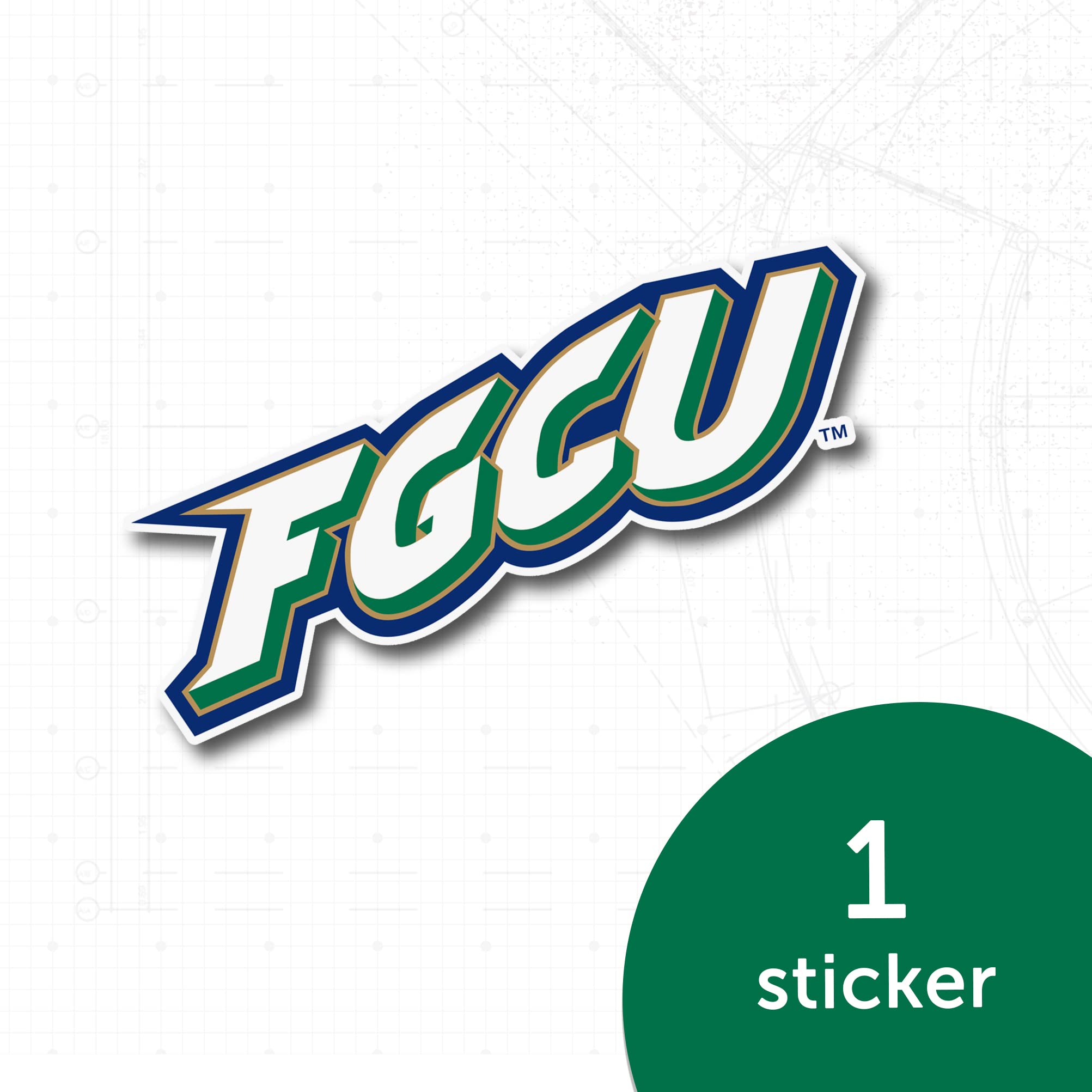 Florida Gulf Coast University Sticker Sheet - 4 Vinyl Decals For Laptop, Car, Water Bottle - View #11