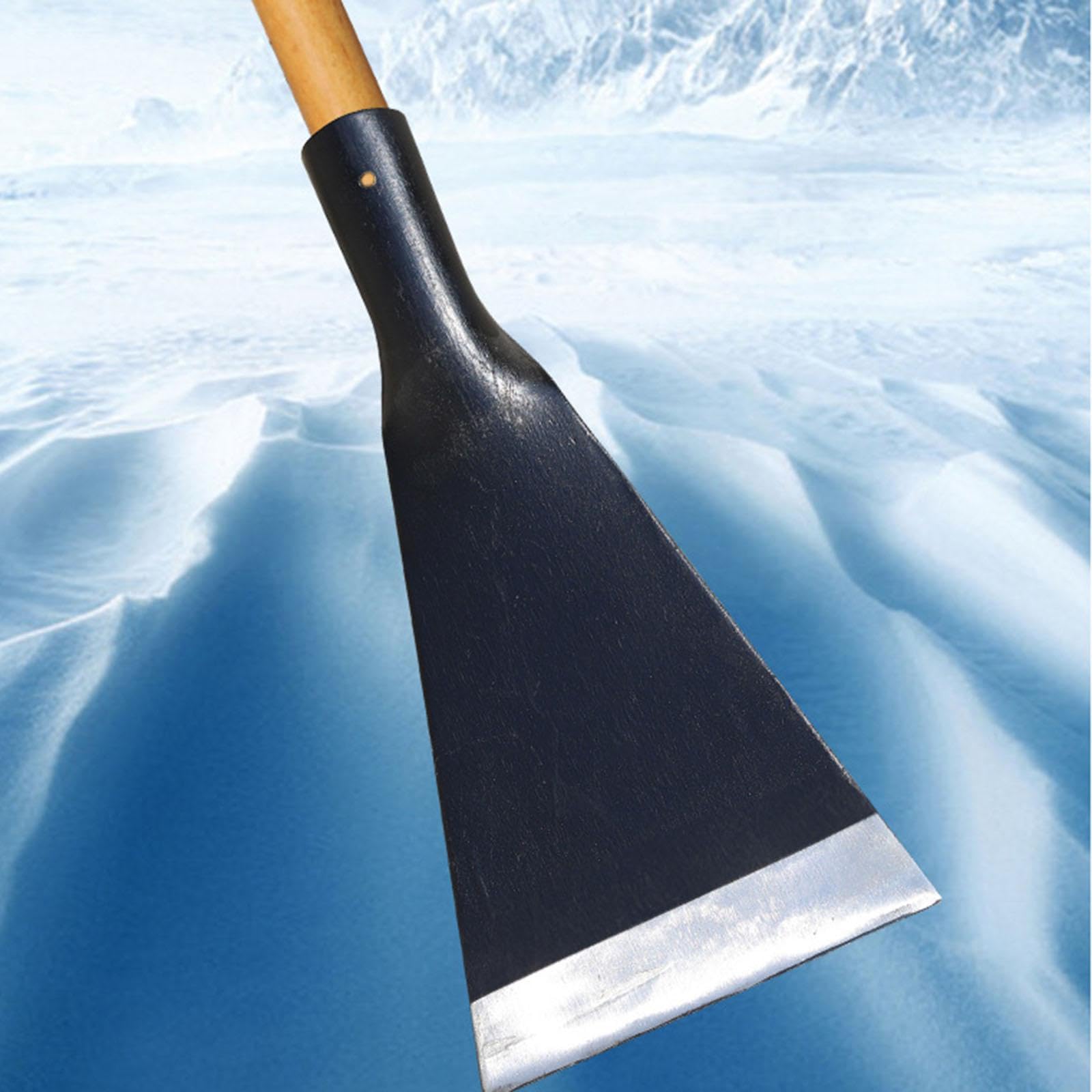 Cabezal raspador de Hielo para Limpieza de Jardines, raspado de Paredes, Pala, Cabezal Picador de Hielo Multiusos para fábricas, Patios,
