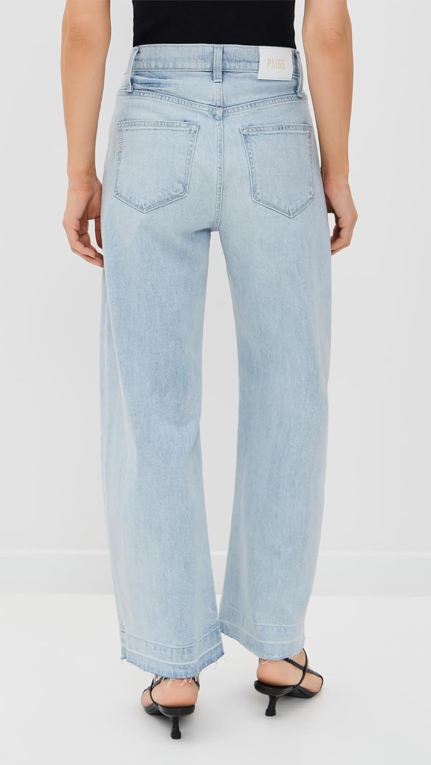 PAIGE Women's Arellia Ankle Jeans Fernanda with Wide Undone Hem - Image 3