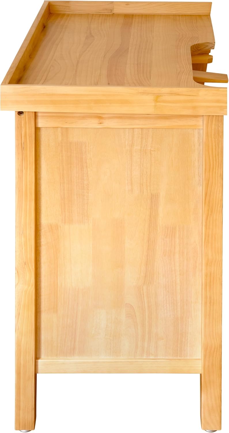 Noble Fine Wood Jewelers Bench - Solid Wooden Workbench Station with Utility Storage Drawers for Jewelry Making