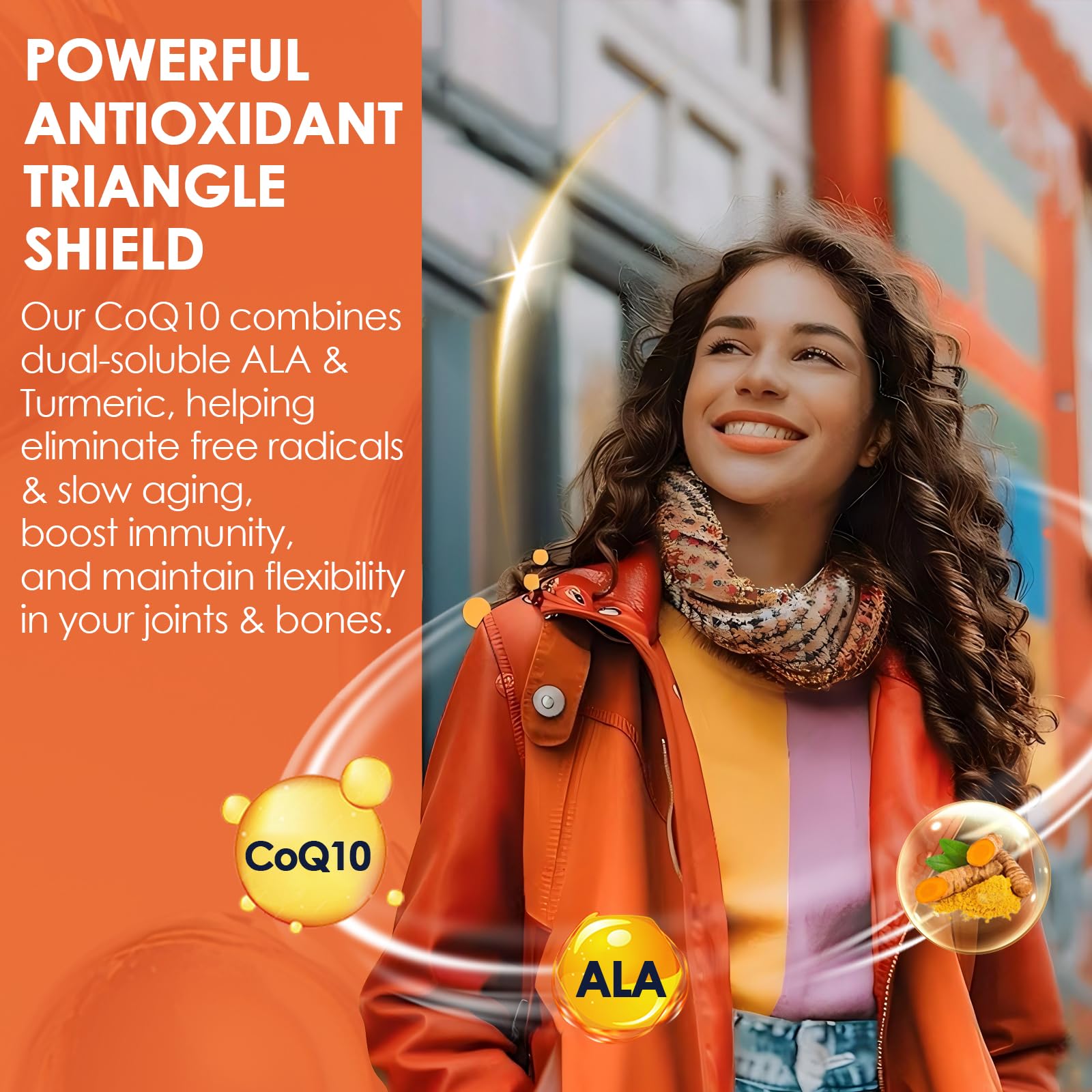 NATURE TARGET Ubiquinol CoQ10 300mg softgels with PQQ & Turmeric, High Absorption Coenzyme Q10 Supplement with ALA & Black Pepper, Antioxidant for Heart & Brain Health, Energy Production, 120 Count