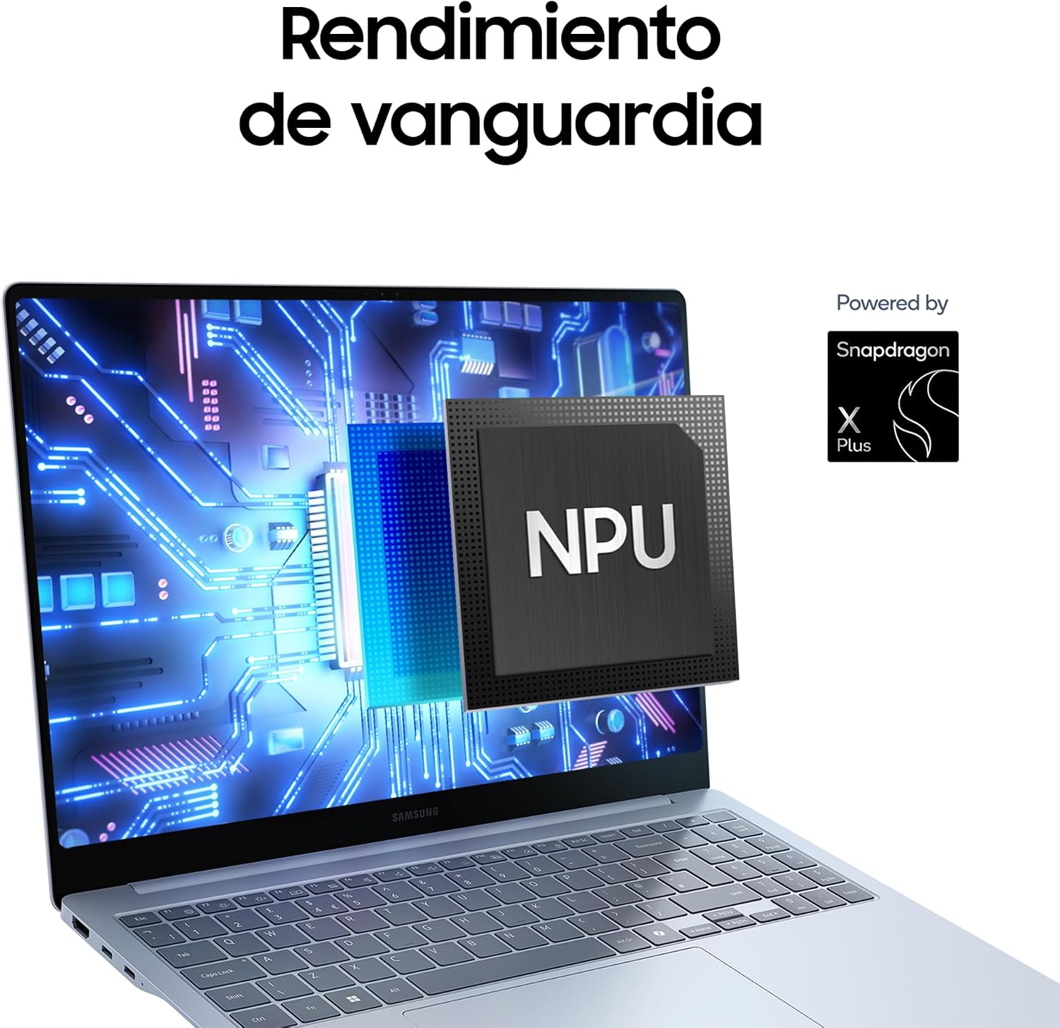Samsung Galaxy Book4 Edge, Ordenador Portátil Ultrafino 15.6″ Full HD LED, Snapdragon Elite X Pro, 16GB RAM, 512GB SSD, Intel Iris Xe Graphics, Windows 11 Home, Gris, Teclado QWERTY Español 8