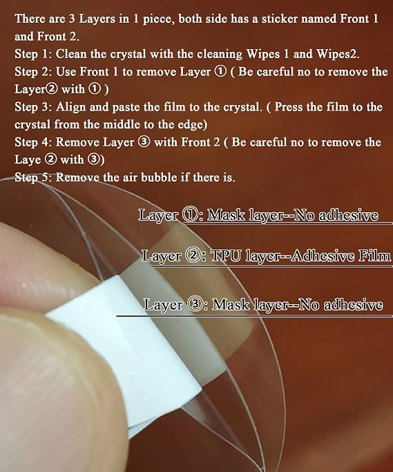 Screen Protector for Omega x Swatch Speedmaster Moonswatch, Hydrogel TPU Soft Film for Acrylic Crystal (3)