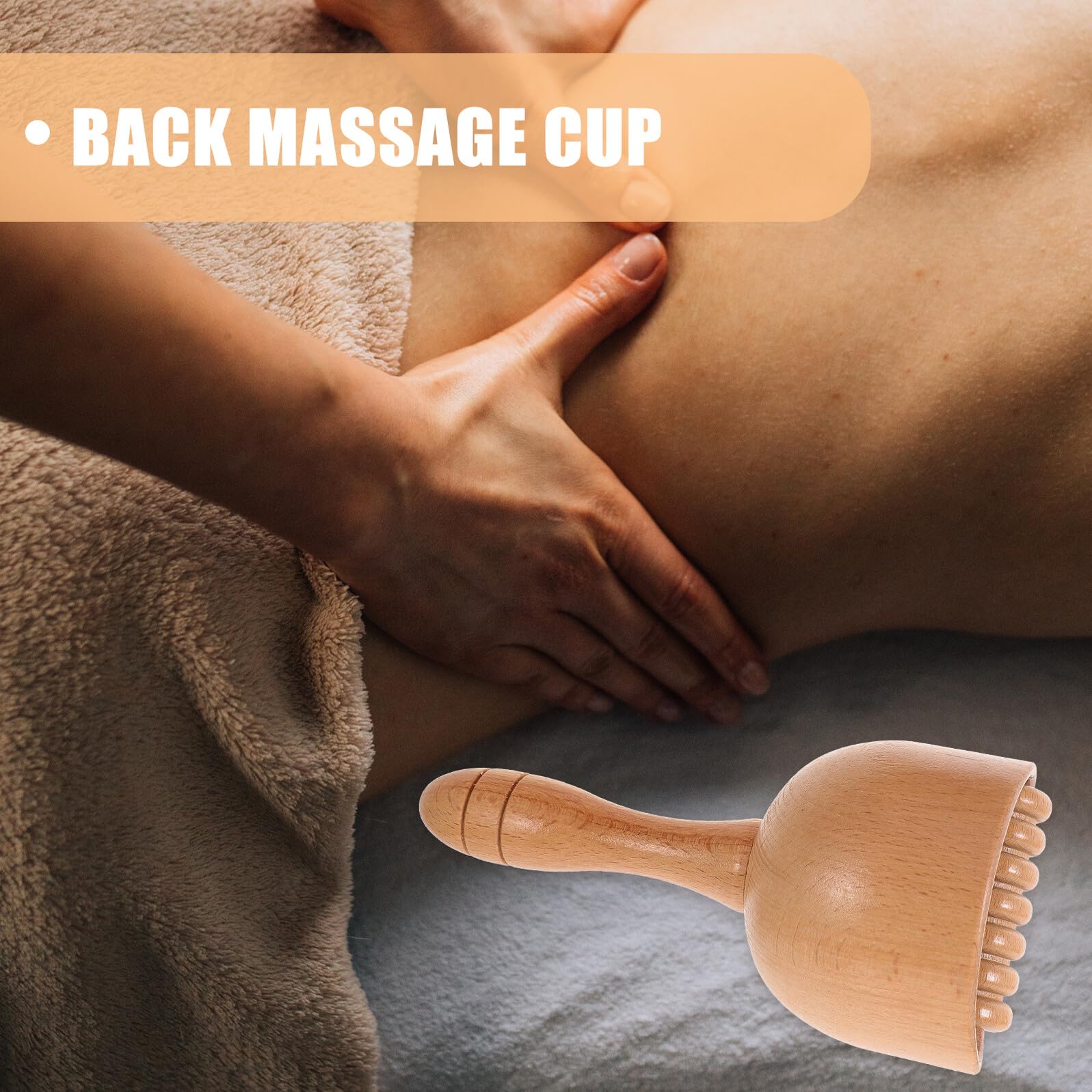 2 Stück Handmassage Roller mit Becherdesign Rückenmassagebecher für Physikalische Therapie und Muskelentspannung Massagewerkzeug