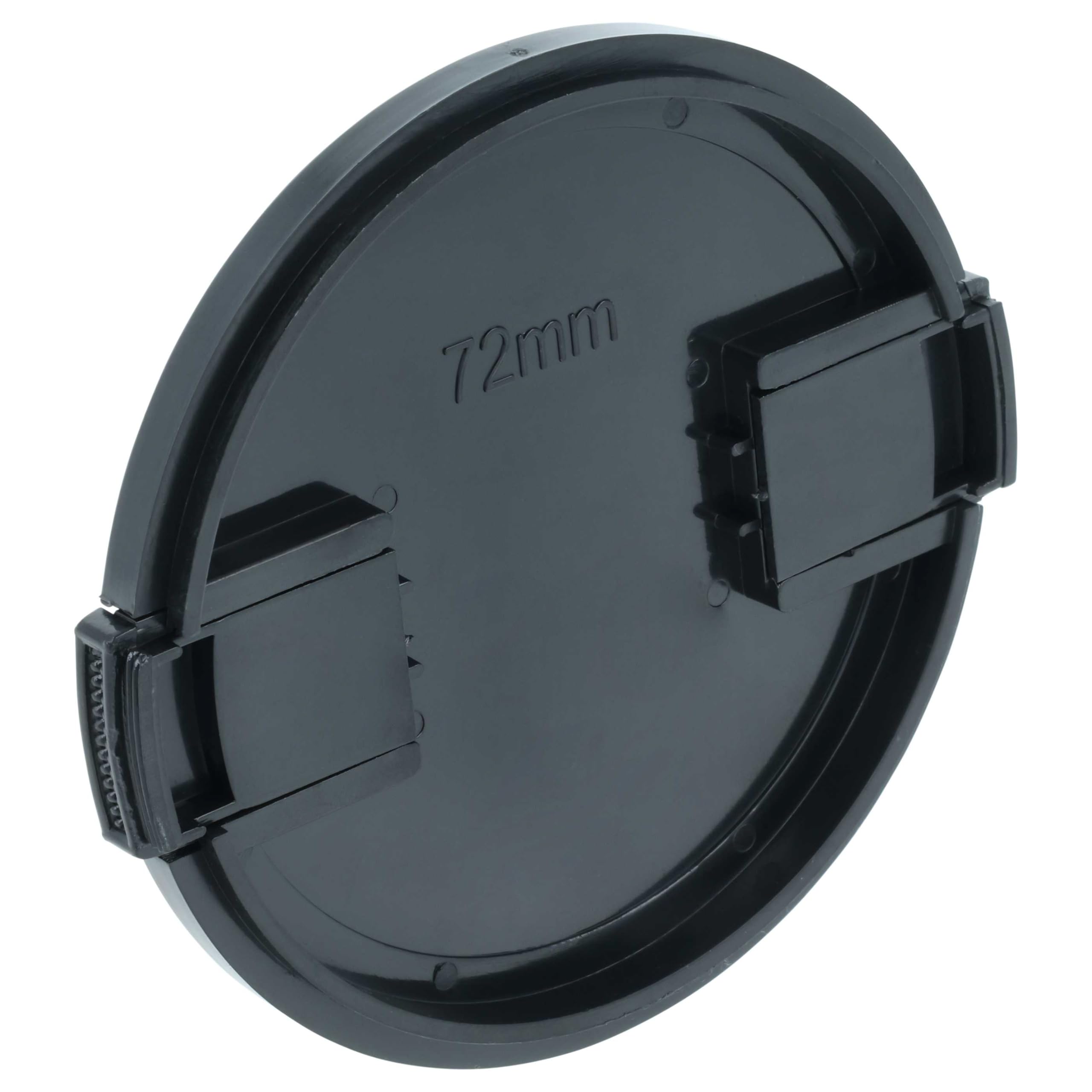 Vhbw Copriobiettivo Universale 30.5 Mm Per Fotocamera DSLR - Tappo In Plastica Con Maniglia Laterale, Nero