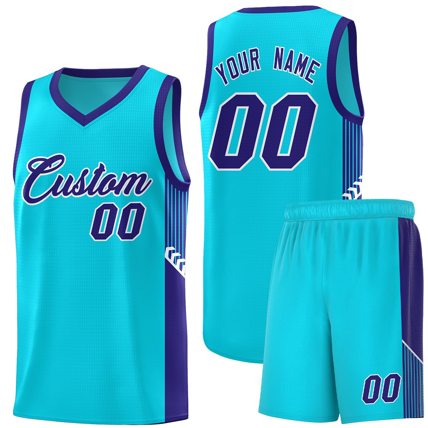 Personalized Basketball Team Jersey Suit Custom Sports Uniform with Shorts Printed Name & Number for Men Women Youth