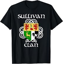 Sullivan Family Crest Coat of Arms T Shirt T-Shirt