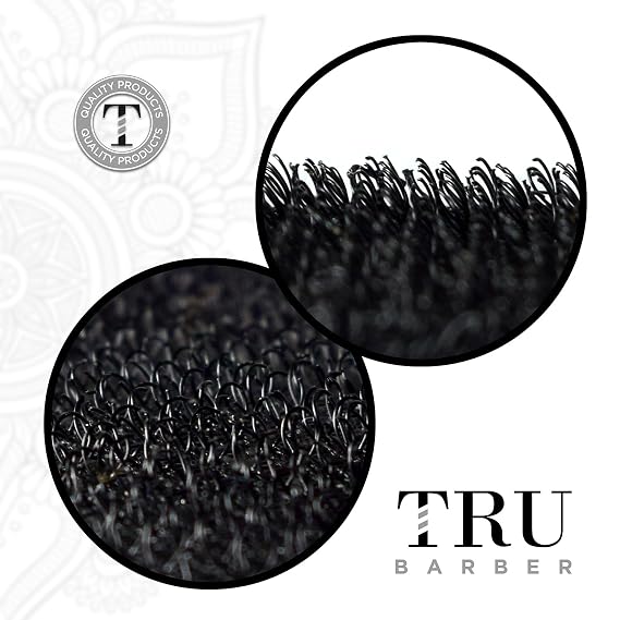 TRU BARBER HAIR GRIPPERS BUNDLE PACK 6 PCS for Men and Women - Salon and Barber, Hair Clips for Styling, Hair holder Grips (Black/Red)