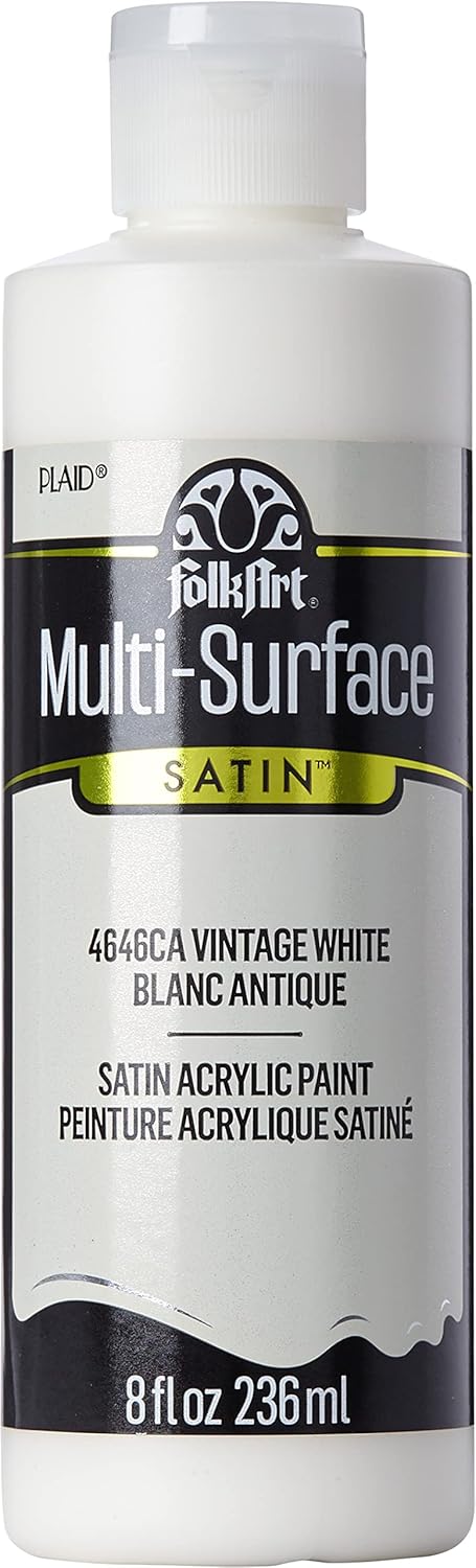 FolkArt Multi-Surface Paint, 8 oz, Vintage White