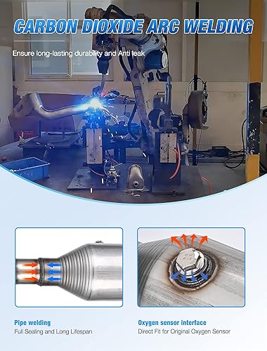 Vista 26 de Nilight Catalizador para Hyundai Accent 2012-2017/Hyundai Veloster 2012-2017/Kia Rio 2012-2014/Kia Soul 2012 2013 2014 2015 2016 (estándar EPA)