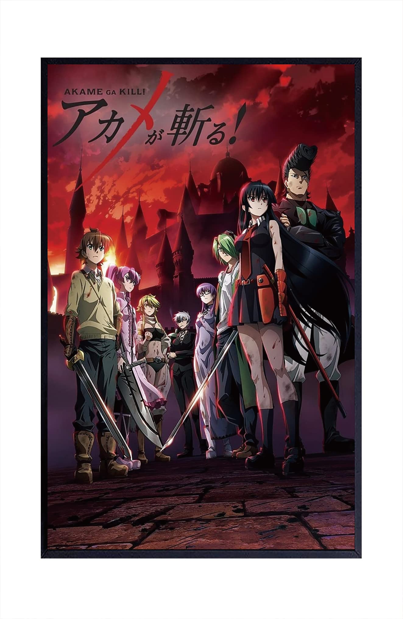 Christ-Ez Earthy Tones Anime Cartoons Akame Ga Kill! Wall Art Print Poster Home Decor Premium - Matte Poster Frameless Gift 11 X 17 Inch(28Cm X 43Cm)