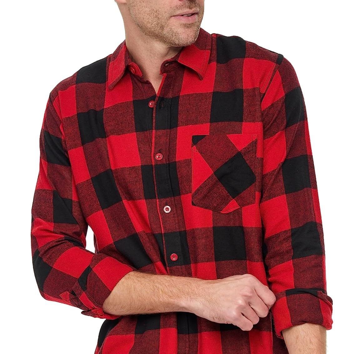 Andrew Scott Flannel Shirt Classique Homme (Lot de 3)