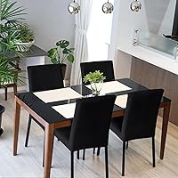 Vista 8 de Juego de 6 fundas elásticas para sillas de comedor, extraíbles y lavables, para sillas de comedor, hotel, ceremonia