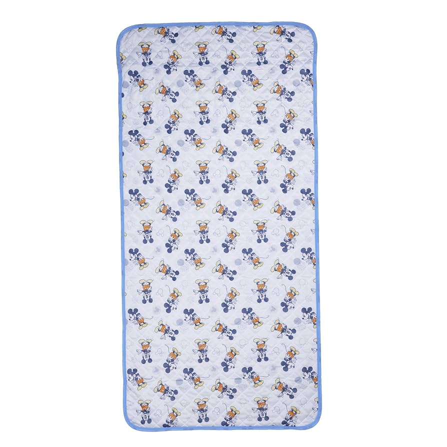 pasima ミッキーマウス 敷きパッド 日本製 洗うほどふんわりやわらか薄手のパシーマ(R)敷パッド「ミッキー