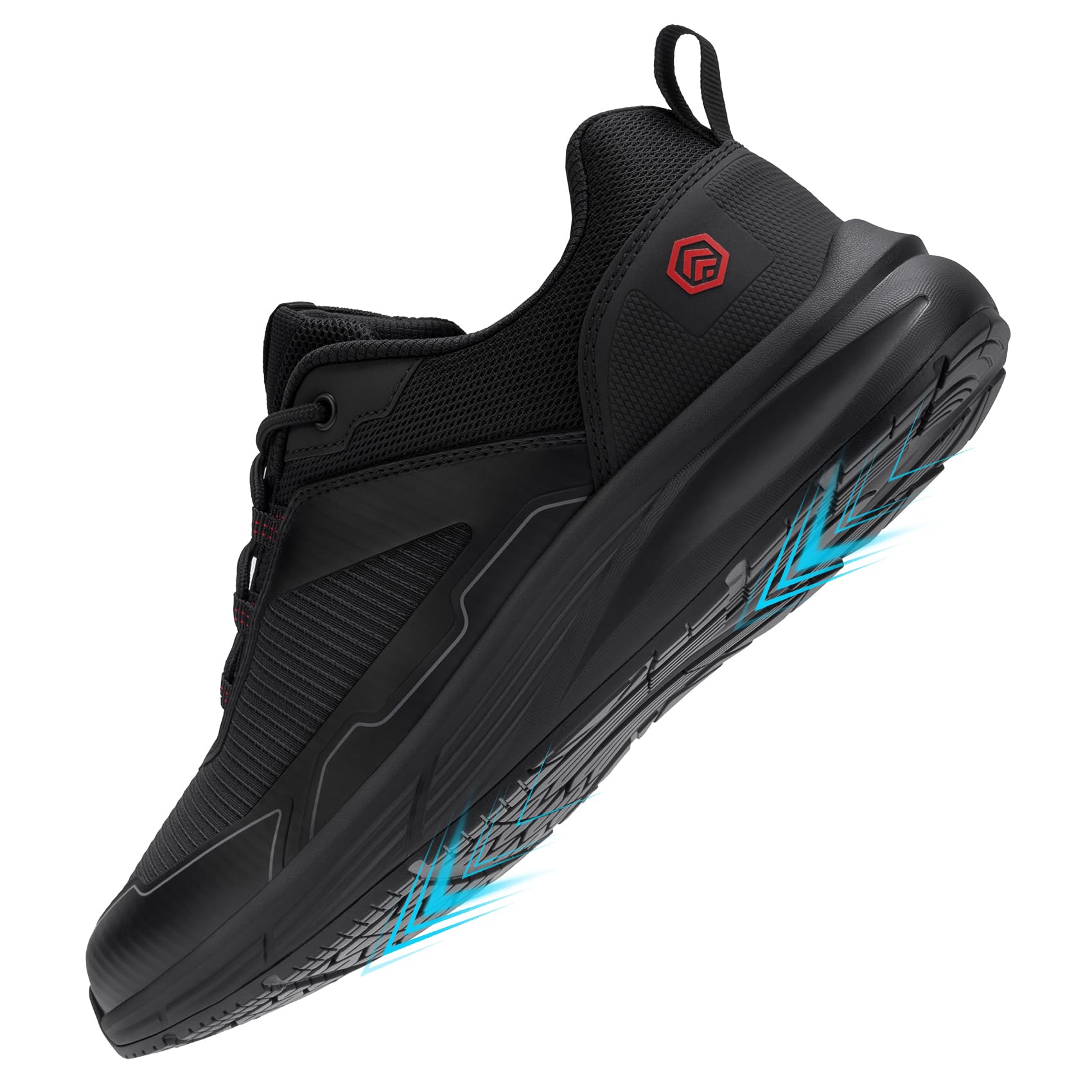 LARNMERN Zapatos Antideslizantes Hombre Zapatillas de Cocina Hombre Zapatos Hosteleria Transpirable Zapatillas Antideslizante Cocina Camarero Sanitario Moda Informal