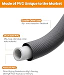 Upgraded 25FT Non-Expanding Garden Hose, Ultra-Light & Flexible Water Hose - Burst-Resistant, Kink-Free, High-Pressure, All-Weather Use for Lawns, Gardens, and Outdoor Cleaning