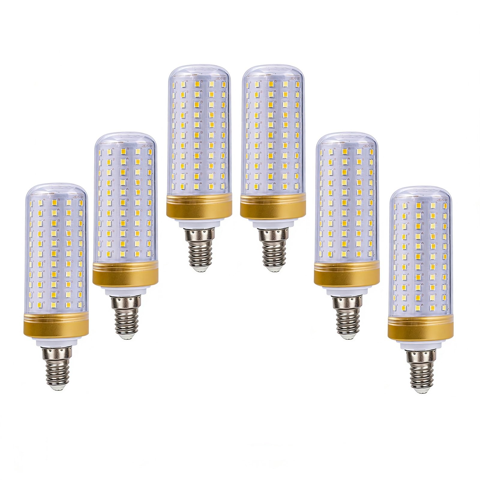 Lampadine LED E14 Bianco Freddo 6000K 40W Sostituisce 400W Non-Dimmerabile Senza Sfarfallio Lunga Durata Per Lampadari Applique da Parete Lampade da Soffitto(6 Pack)