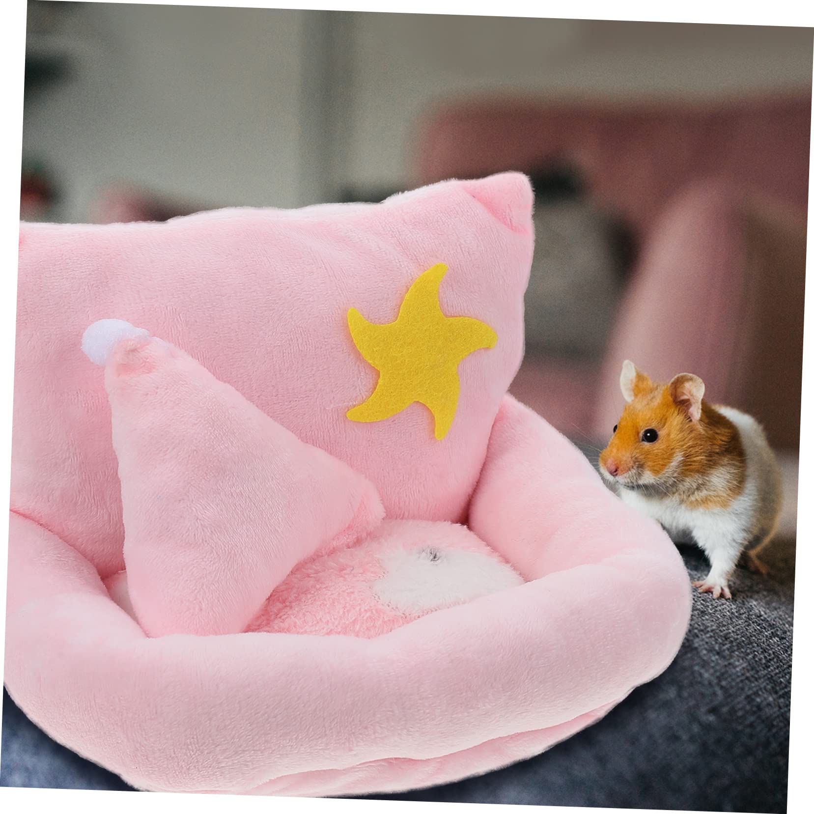 BESPORTBLE 3stücke Kuschelnest Für Kleine Haustiere Warmes Plüschbett Für Hamster Zwerghamster Und Meerschweinchen Für Winter Gemütlicher Rückzugsort