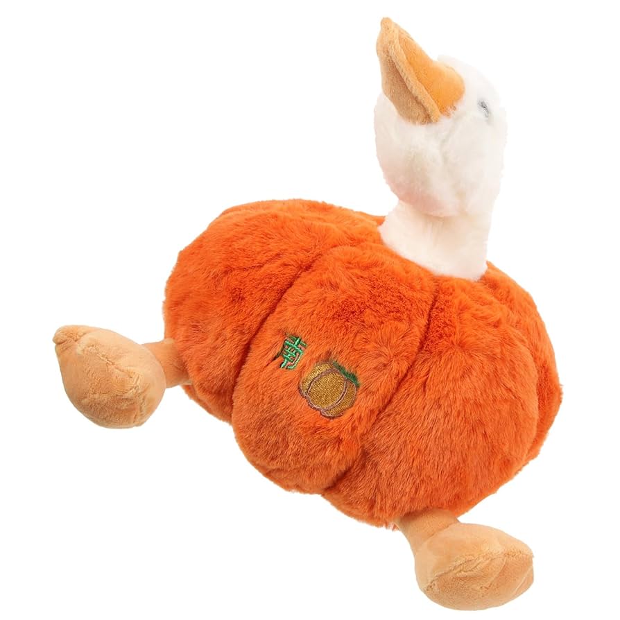 Amazon.co.jp: EXCEART かぼちゃのアヒルの人形 動物の