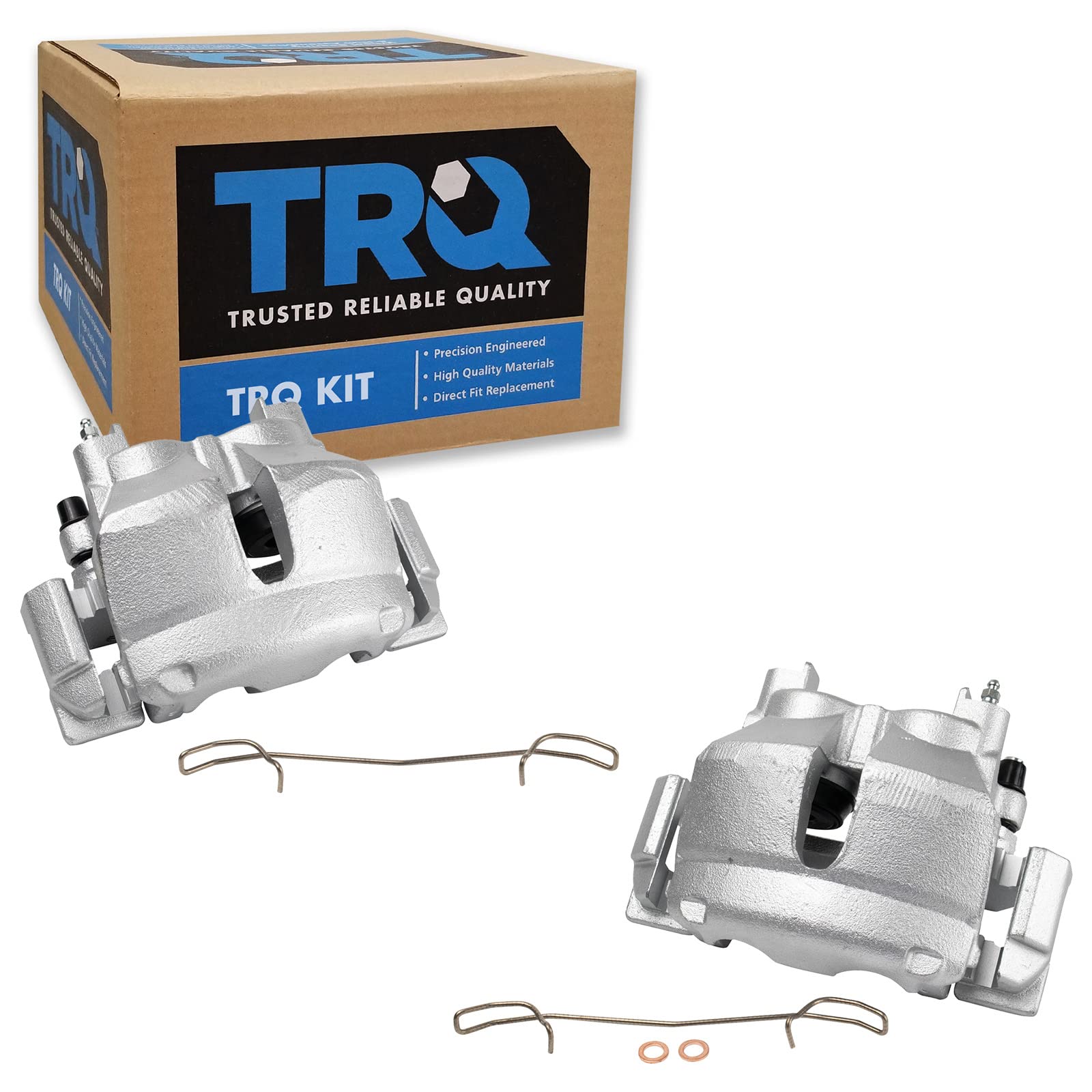 TRQ Front Brake Caliper Set Compatible with 1999-2002 Jeep Grand Cherokee