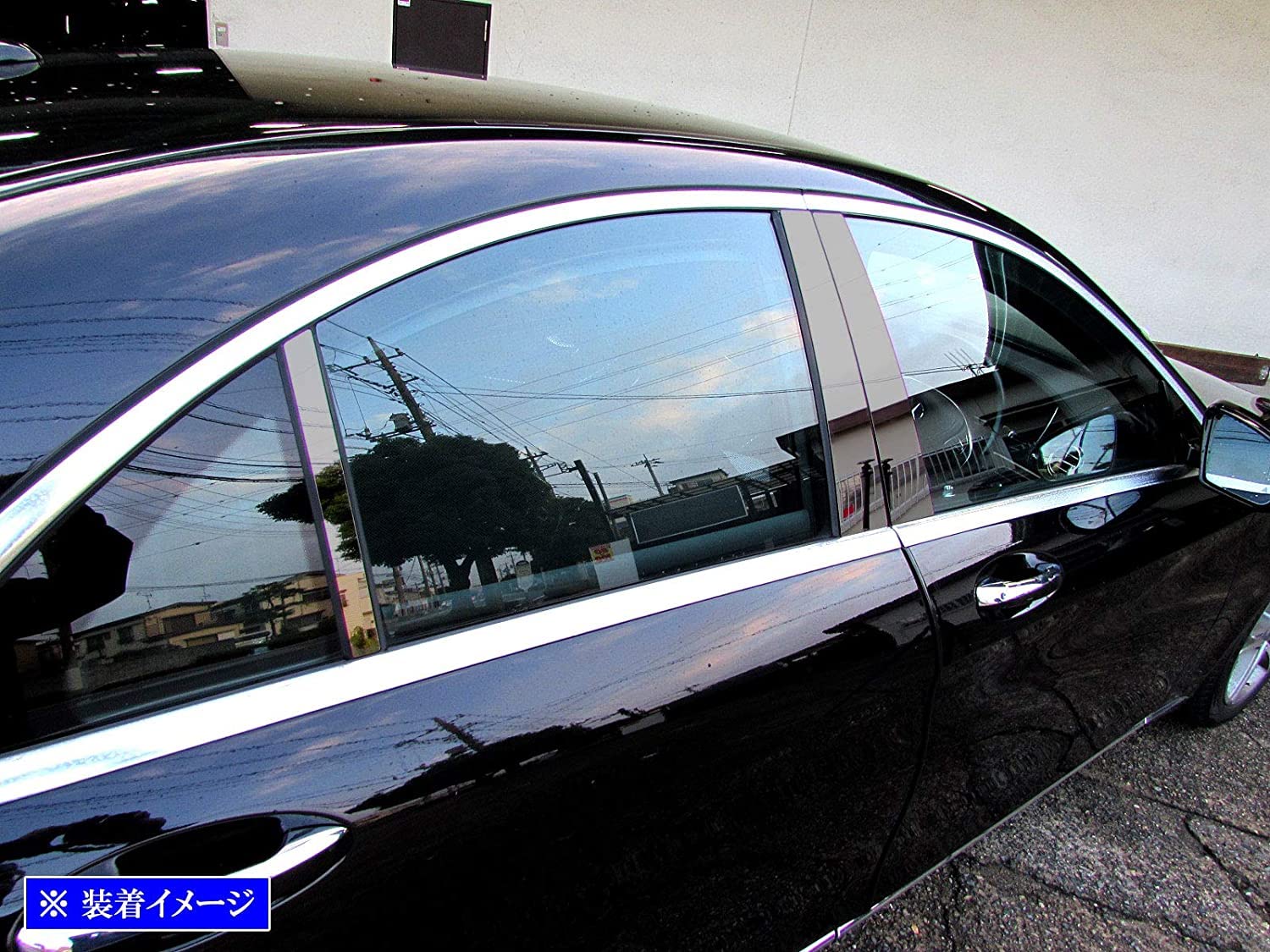 ベンツMクラス W１６６　日本製最高級超鏡面ステンレスピラーメッキピラー 在庫処分！日本製最高級超鏡面ステンレスピラーベンツ W166 AMG M