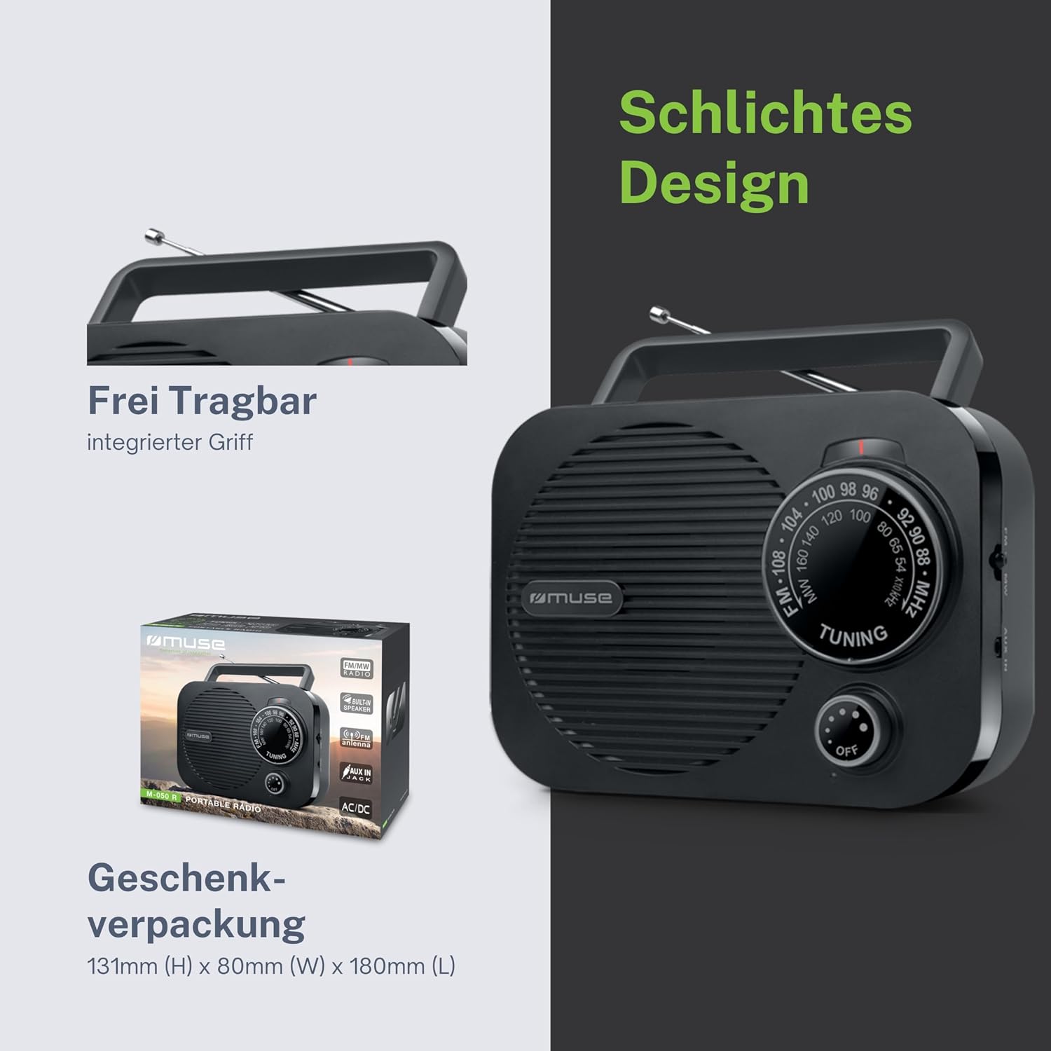 M-050 R Radio AM FM FM 88 - MW 540 - Sonstiges/Radios