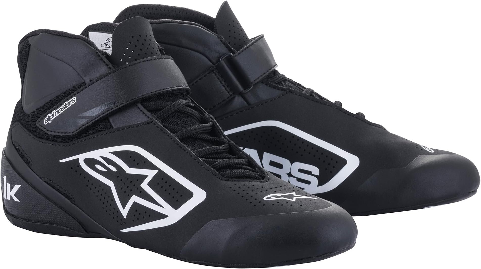 TECH-1 K V2 SHOES - BLACK/WHITE - 12