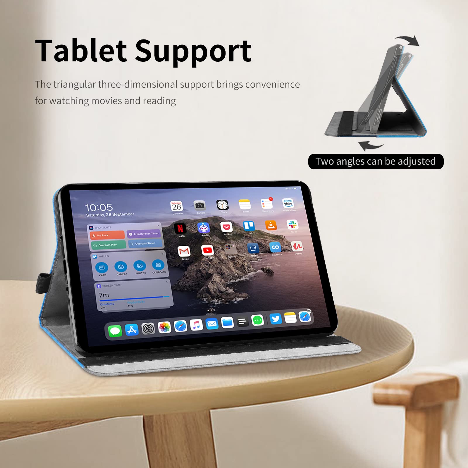 Hülle Für Huawei MediaPad M5 10.8 Zoll – Schutzhülle Mit Standfunktion & Kartenfach!