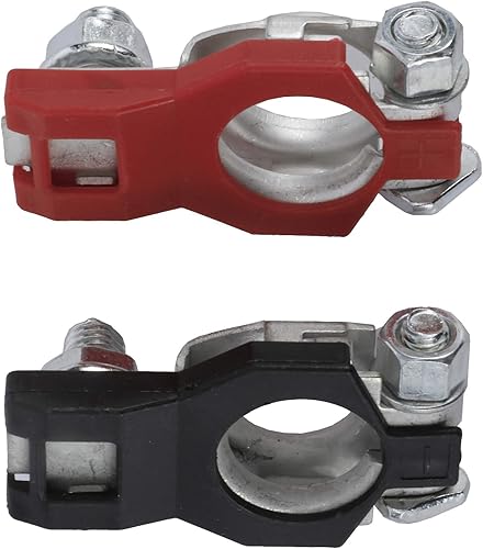 Miniatura 5 de Par positivo y negativo de terminal de batería, baterías de poste superior automotriz, apto para Nissan 243407F000 243407F001